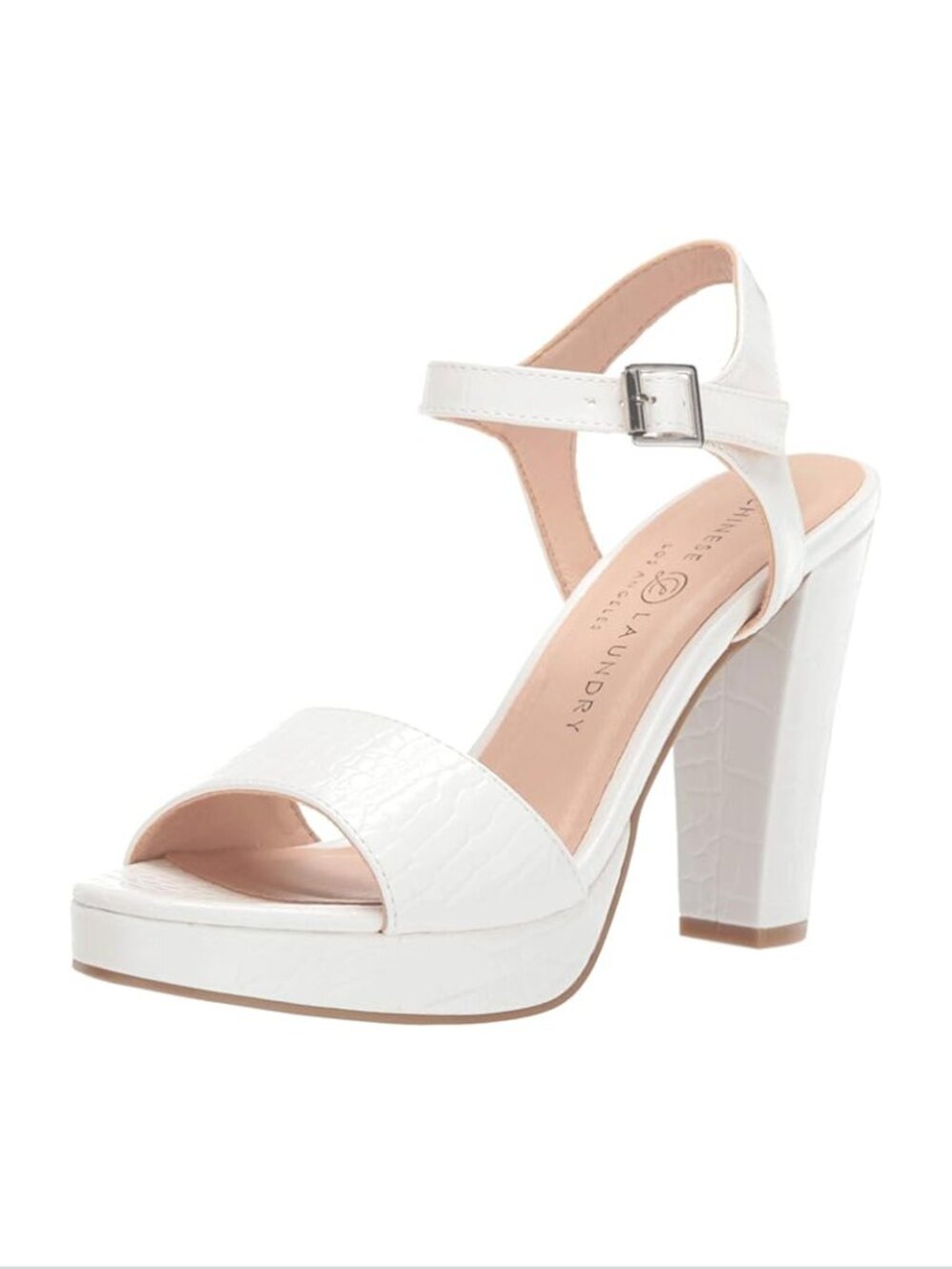 CHINESE LAUNDRY Aced Faux Croc Leather Platform Sandal